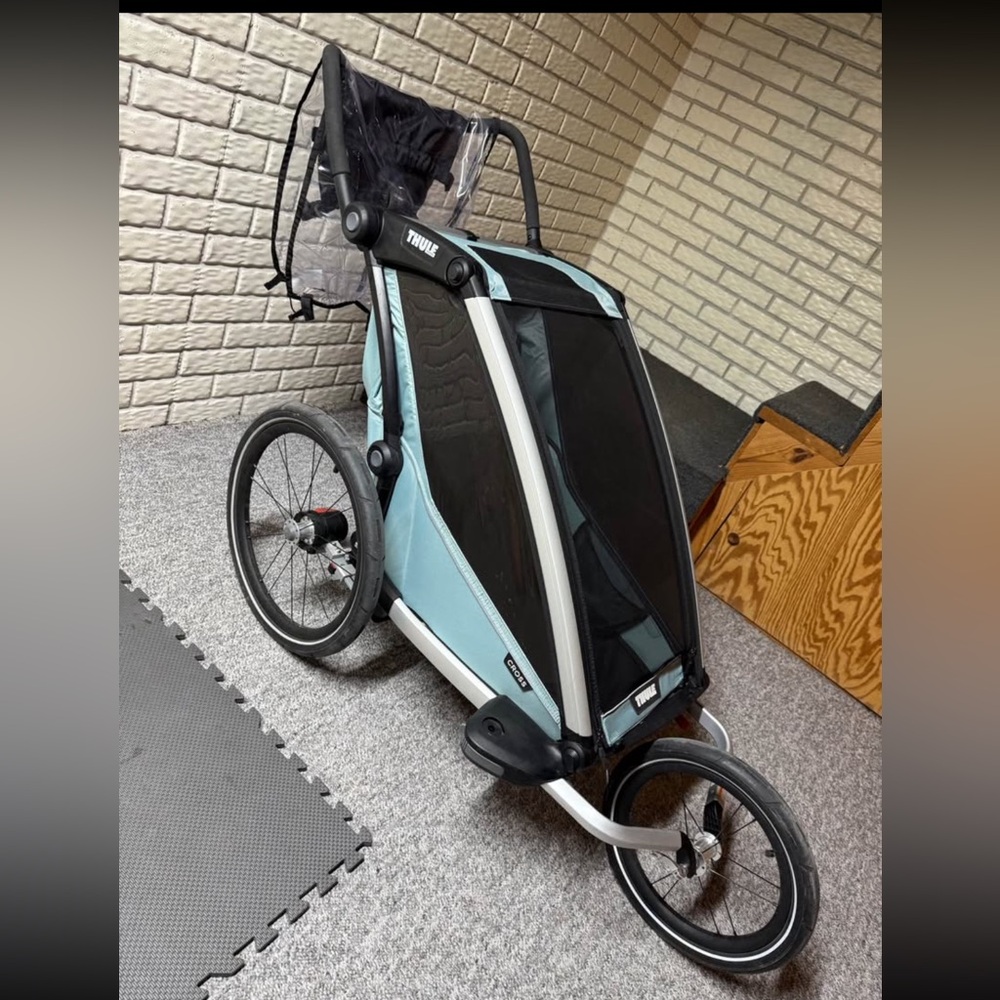 Thule chariot jogging stroller and bike trailer combo